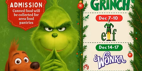 FREE Christmas Movies - Check Website for SHOWTIMES