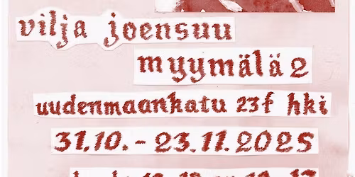 Mik\u00e4 sul on h\u00e4t\u00e4n\u00e4 - Vilja Joensuu