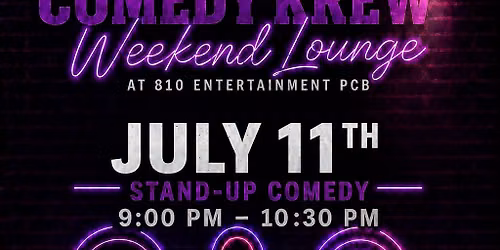 Coastal Comedy Krew Weekend Lounge @ 810 Entertainment