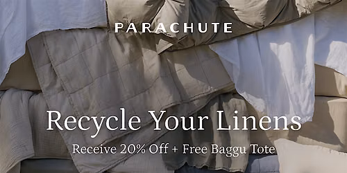 Parachute Home Recycling Event