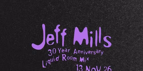 Jeff Mills CDMX 2026
