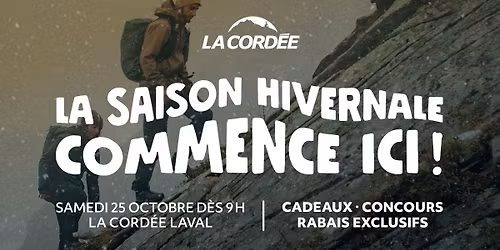 Lancement de Saison Hivernale - La Cord\u00e9e Laval