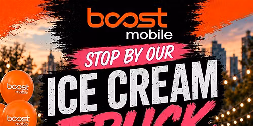 Boost Mobile Ice Cream Event