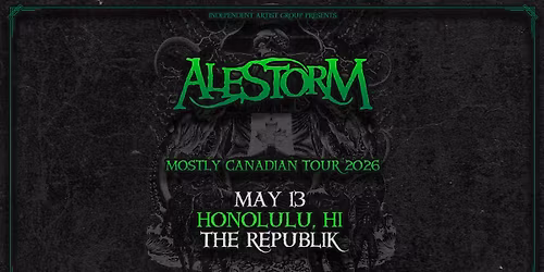 Alestorm - Mostly Canadian Tour 2026