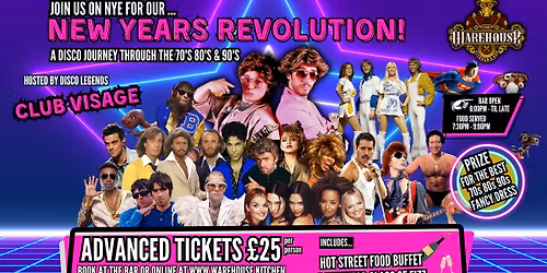 New Years Revolution - 70's 80's 90's Disco & Food