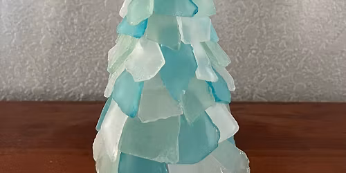 SOLD OUT! December 13th, 11-1 Tumbled \u201cSea glass\u201d Tree Workshop With artist Kim Brown
