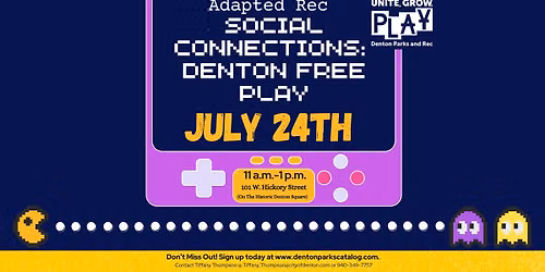 Adapted Rec Social Connections: Free Play