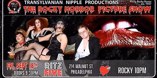 TNP\/Rocky Horror Picture Show at the Ritz 5 - Fri, 09\/18\/26 at 10pm