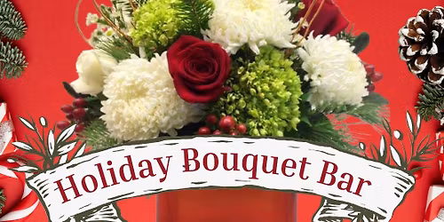Holiday Bouquet Bar - Make your own Christmas centerpiece at Victory Brewing in Downingtown!
