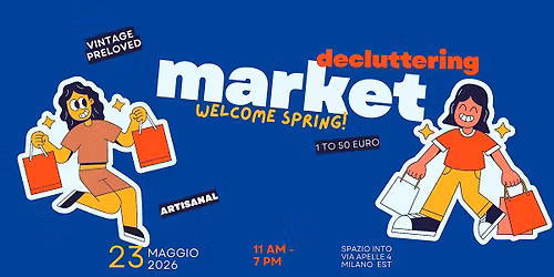 Decluttering market: waiting summer! artigianato, vintage, preloved