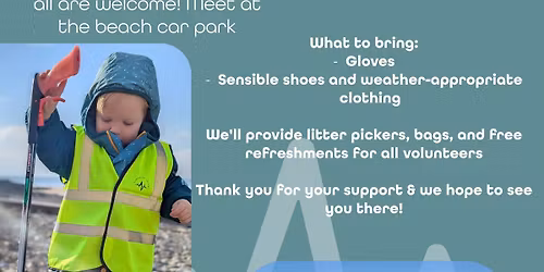 Ogmore by Sea beach clean