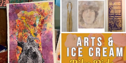 Arts & Ice Cream Ride: Iowa River Trail, Deanne Wortman Studio Visit, Heyn's Ice Ceram