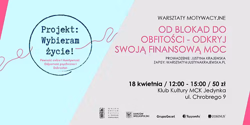 Warsztaty motywacyjne projektu "Wybieram \u017bycie"