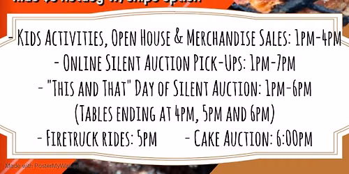 76th Annual Firefighters Chicken BBQ Dinner & Online Silent Auction