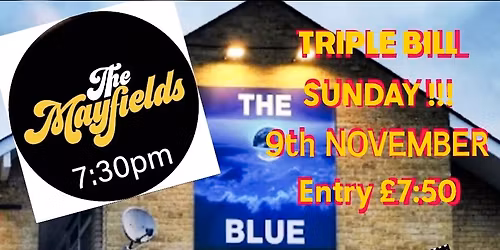 TRIPLE BILL SUNDAY AT THE BLUE MOON