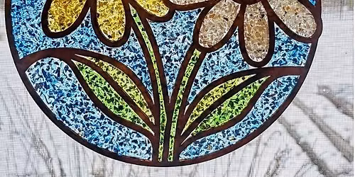 Resin & Glass Mosaic Suncatcher @ Wolf Hollow Brewing Co