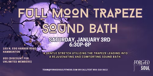 Full Moon Trapeze Sound Bath