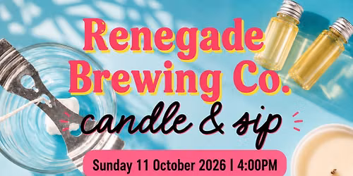 Candle & Sip at Renegade Brewing Co. w\/ Purple Goddess and Co.