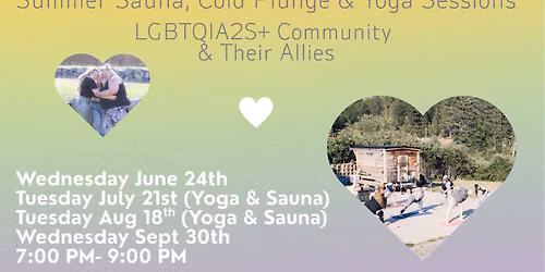 Pride & Peers ~Summer Sauna Series