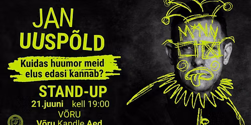 Jan Uusp\u00f5ld stand-up "Kuidas huumor meid elus edasi kannab?"
