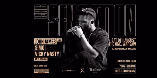 RNB SENSATION x THE ONE, WARSAW