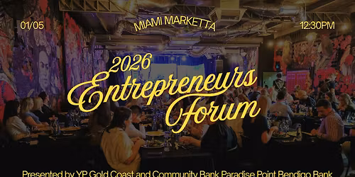 2026 Entrepreneurs Forum