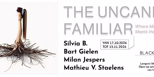 Groepstentoonstelling The Uncanny Familiar @Black Swan Gallery Brugge