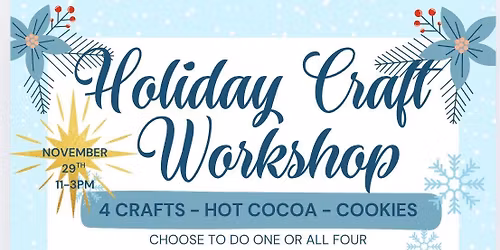 Holiday craft workshop