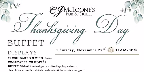 Thanksgiving buffet!