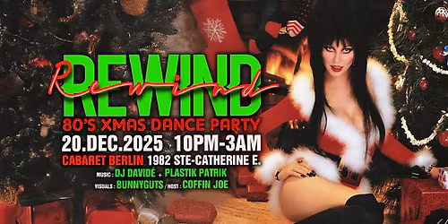 REWIND 80's  Xmas Dance PARTY!