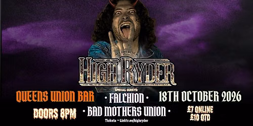 HIGH RYDER-WEEN AT THE WEE BAR