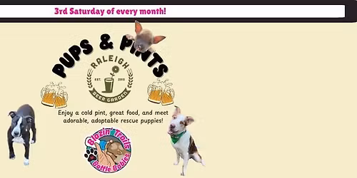 Pups & Pints at Raleigh Beer Garden