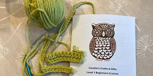 Level 1 Beginners Crochet Workshop - 5th December 2026 - Saturday 9.30am - 12.30pm