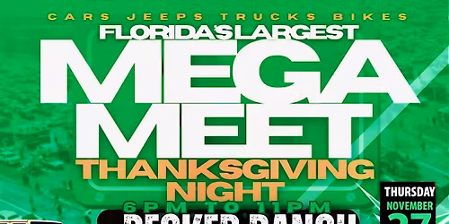 Turkey Tailgate \u2022 Mega Meet