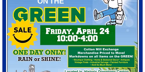 Cotton Mill Exchange: Spring Clean on the Green (Sale!) 