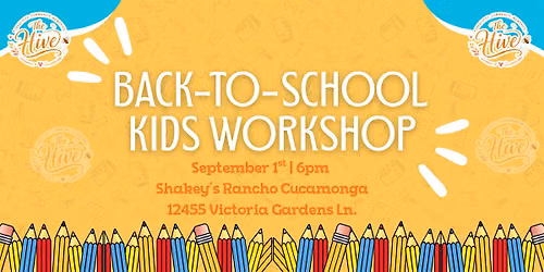 The Hive Craft Club : Back - to - School Kids Craft Workshop
