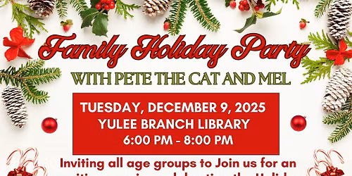 Family Holiday Party with Pete the Cat