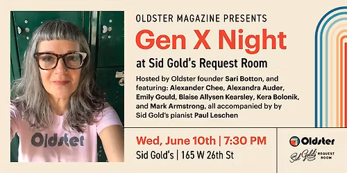 Oldster Magazine Presents: Gen X  Piano Karaoke at Sid Gold's Request Room