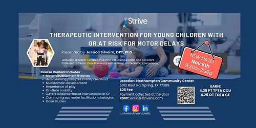 Therapeutic Intervention for Young Children with or at Risk for Motor Delay