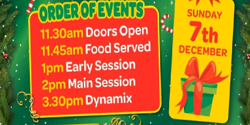 Elgin Bingo Christmas Party Afternoon - Paper Ticket