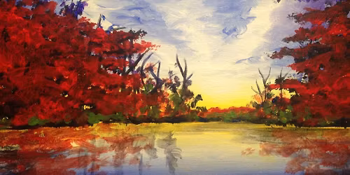 Paint and Sip: Scarlet Autumn