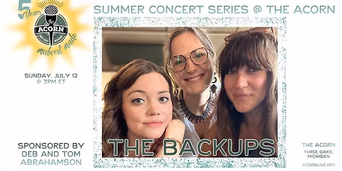 The Backups: Midwest Made at The Acorn