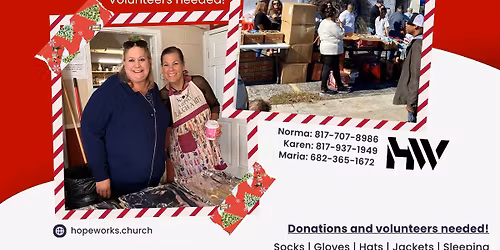 Christmas in The Park! Homeless outreach! 