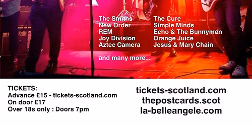 The Postcards 'Twixmas' 25 at La Belle Angele, Saturday 27th December