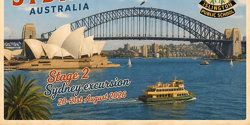 Stage 2 Sydney+ excursion