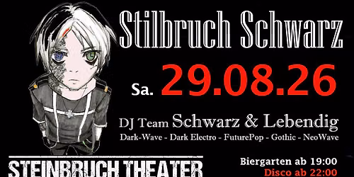 11 Jahre Stilbruch Schwarz mit dem Schwarz und Lebendig DJ-Team