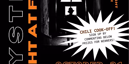 Mystery Night & Chili Cook-Off w\/ Shelby Lore