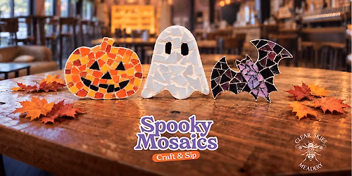 Spooky Mosaics at Clear Skies - Craft and Sip