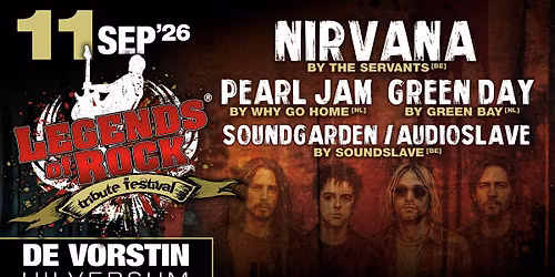 LEGENDS of ROCK Tribute Festival | De Vorstin