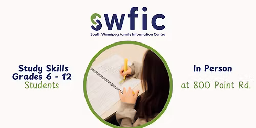 STUDY SKILLS, Grades 6-12, In Person @SWFIC